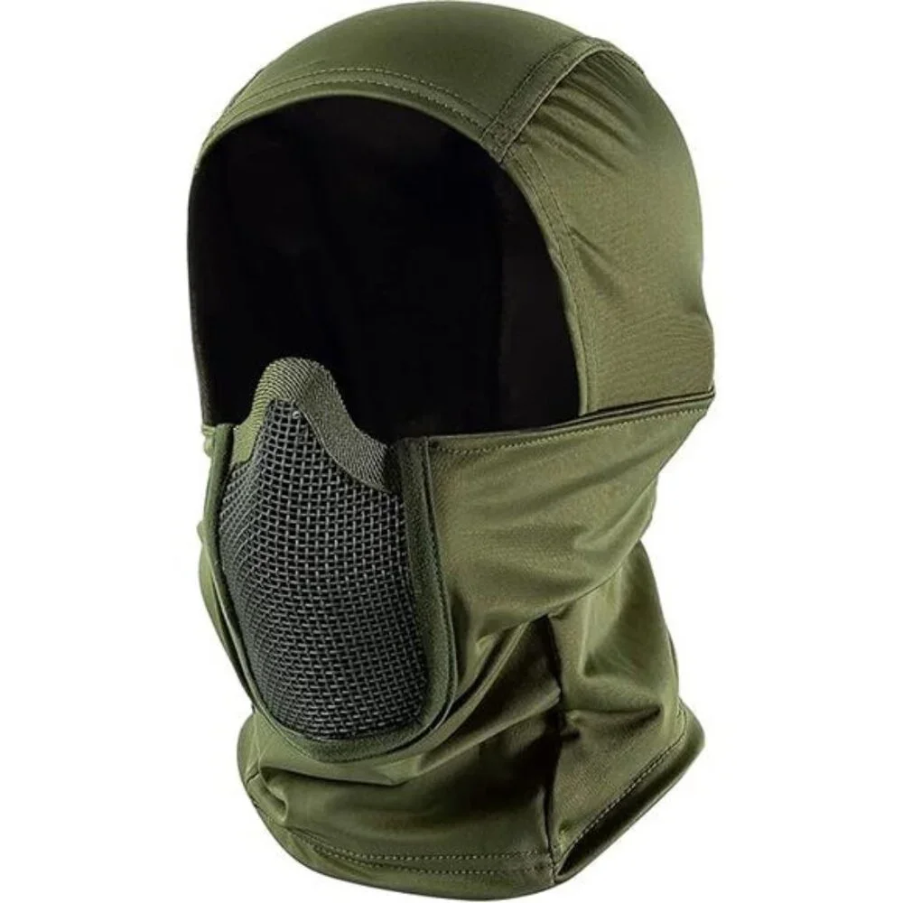 Balaclava Mesh Mask, Ninja Tactical Mask with Full Face Protection